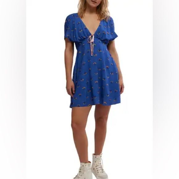 Free People Dresses & Skirts - Free People Everyone’s Favorite Dress in Dark Blue Medium New with Tags